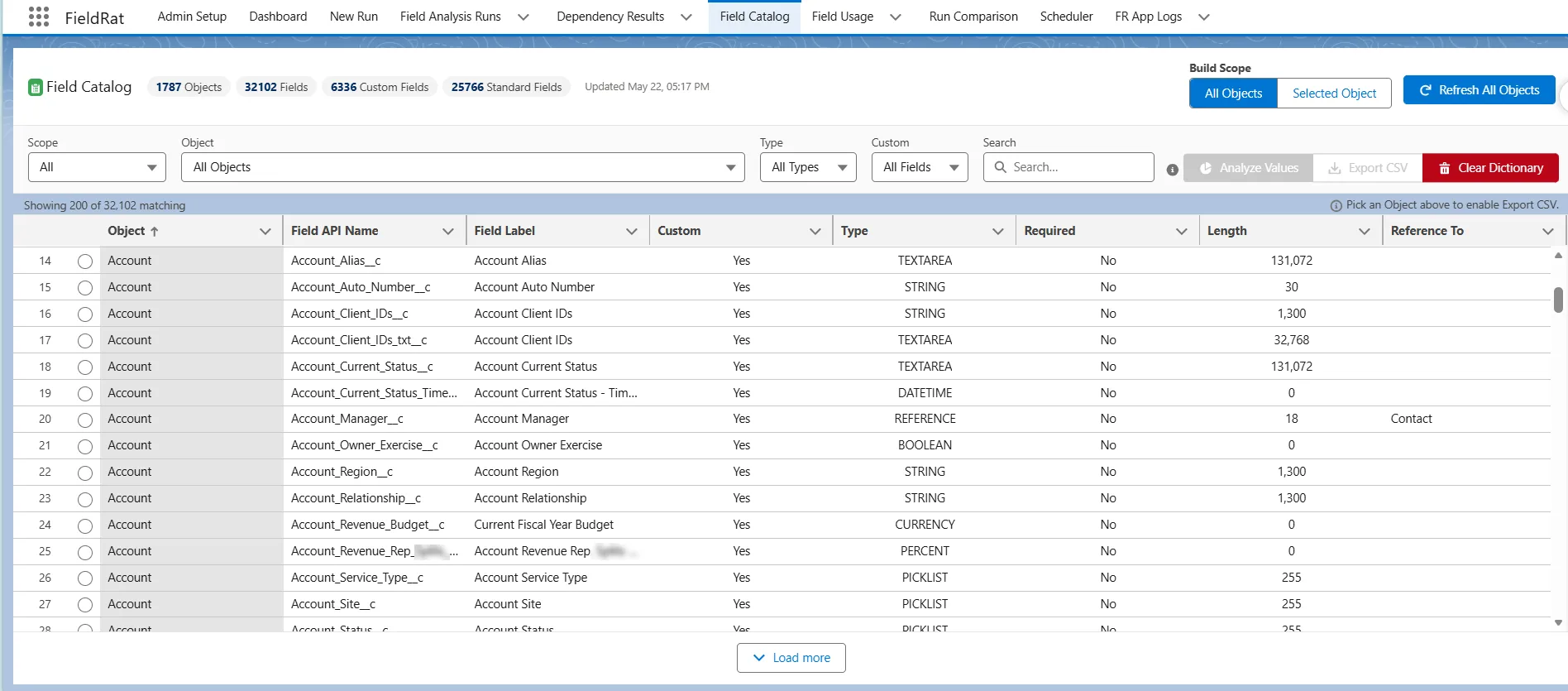 Field Dictionary — your Salesforce data dictionary